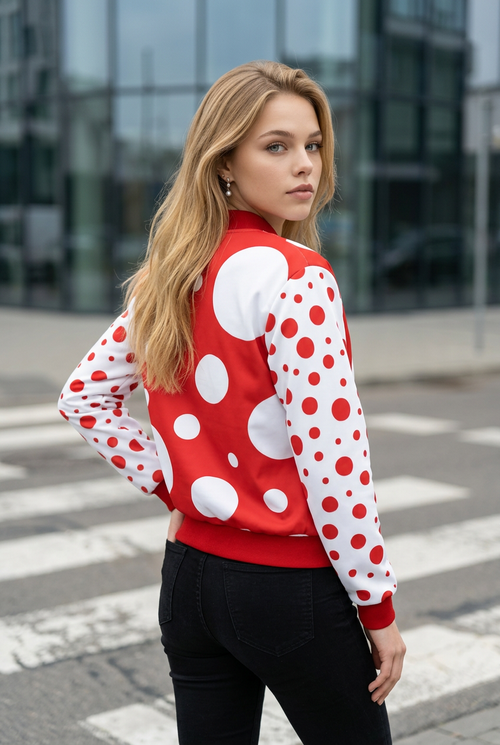 Blouson Bomber réversible en soie