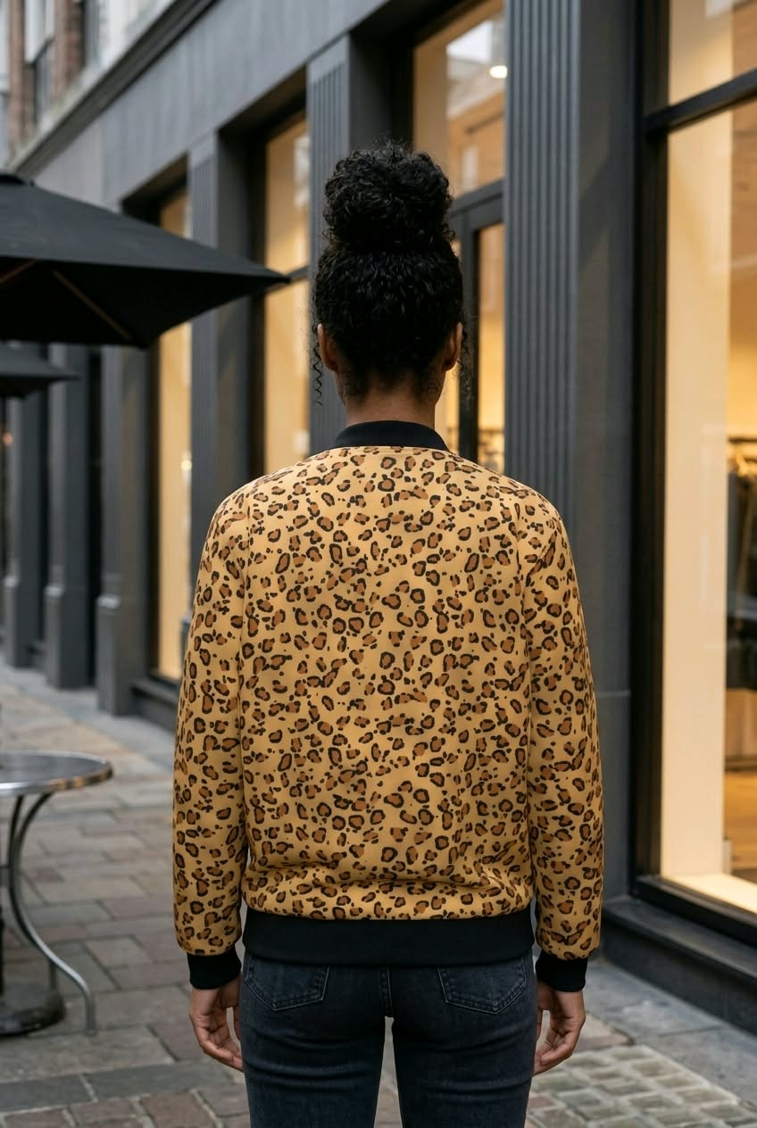 Blouson Bomber réversible en soie