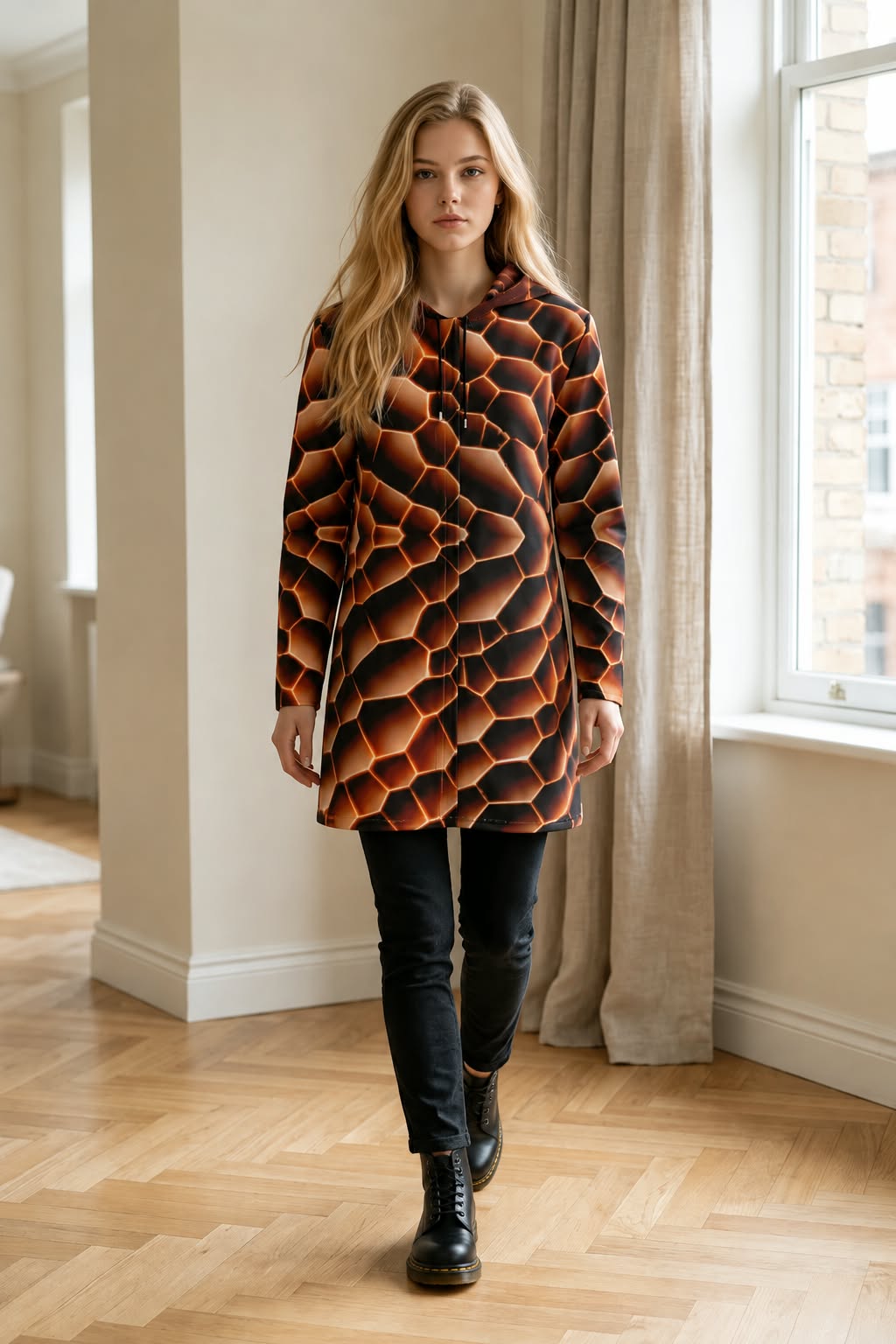 Imperméable à capuche