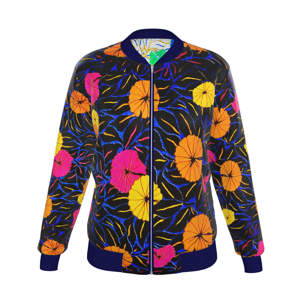 Blouson Bomber réversible en soie
