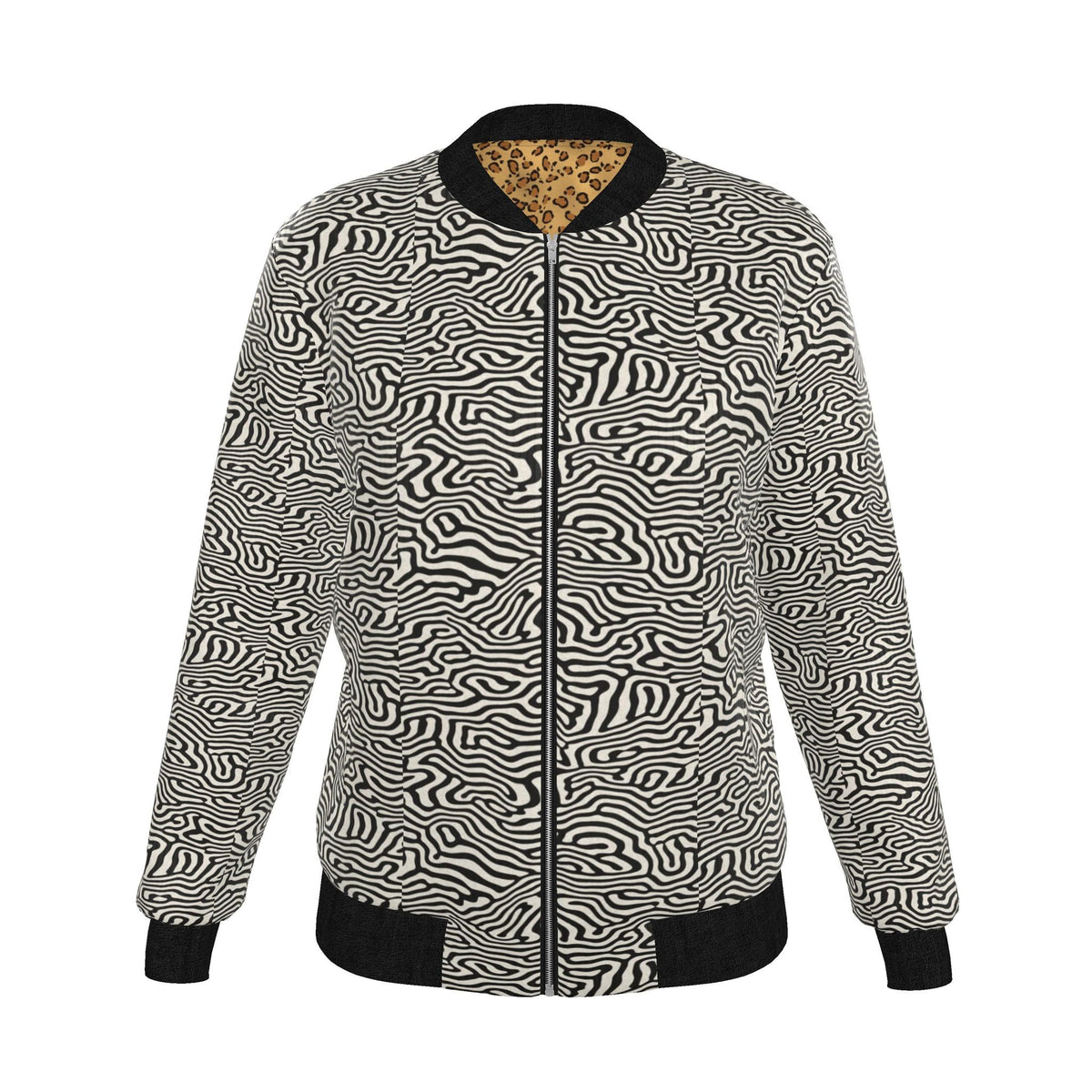Blouson Bomber réversible en soie