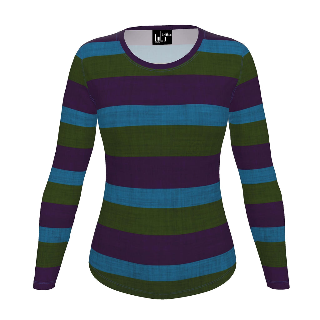 T-shirt rayé manches longues