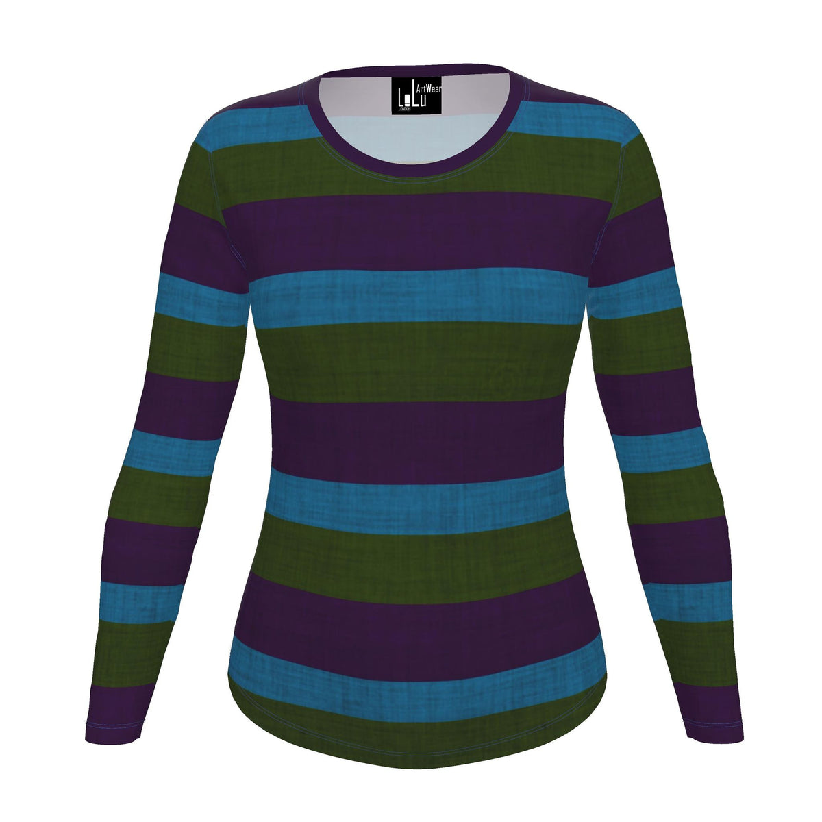 T-shirt rayé manches longues