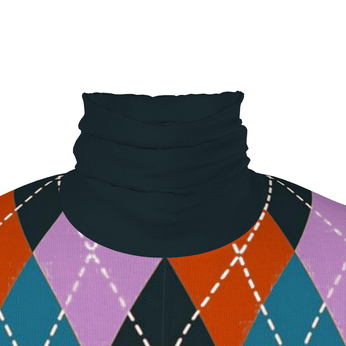 Mens slim fit roll neck