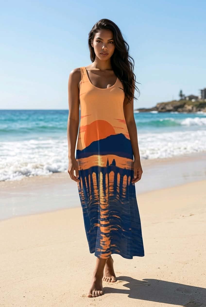 SUNSET – Robe midi LOLU