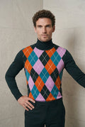 Mens slim fit roll neck