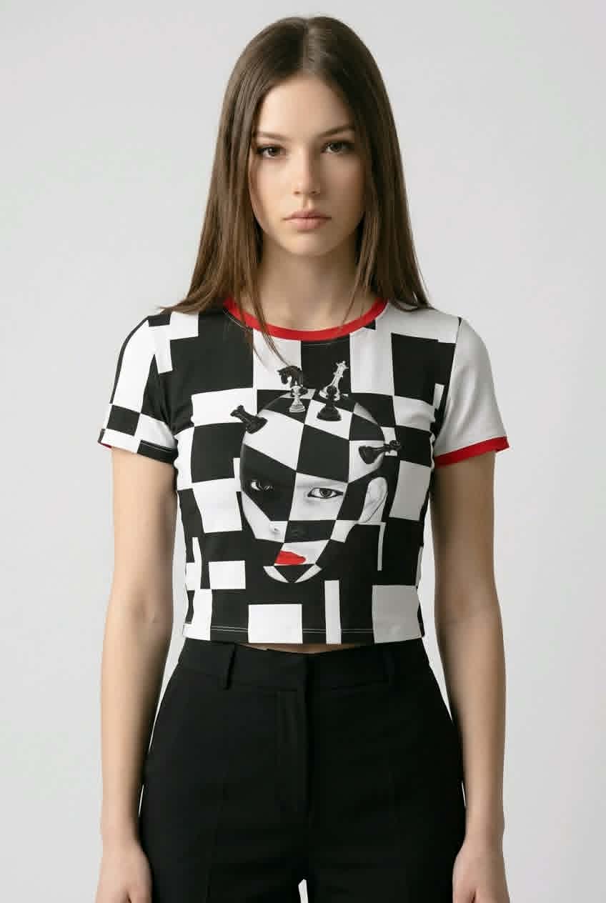 CHECKMATE – T-shirt femme LOLU
