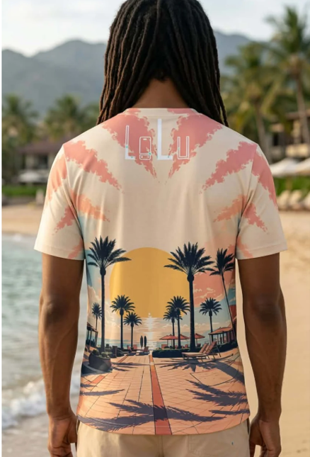 DAWN BEACH SXM – T-shirt homme LOLU