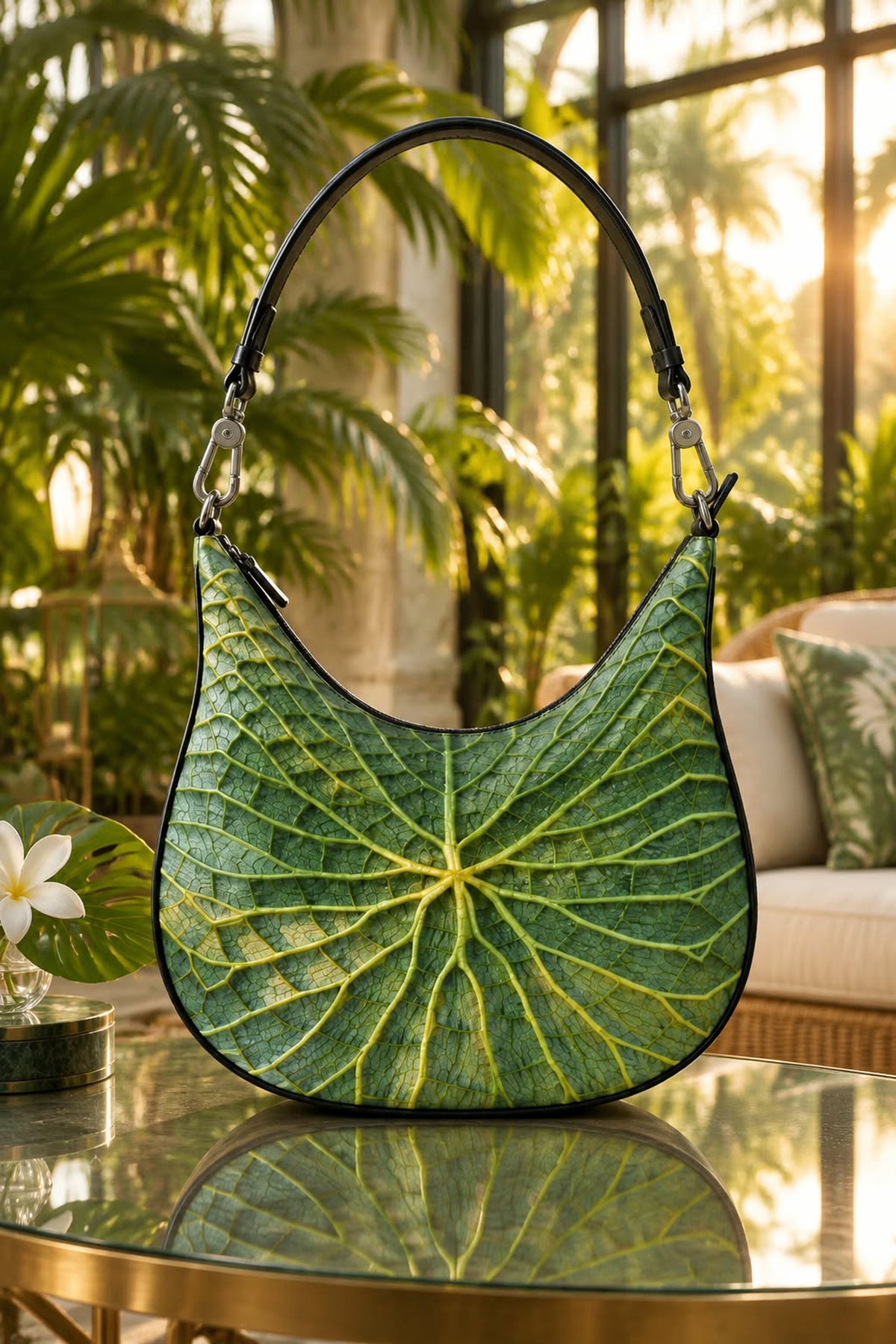 Sav à main Curve Hobo en cuir