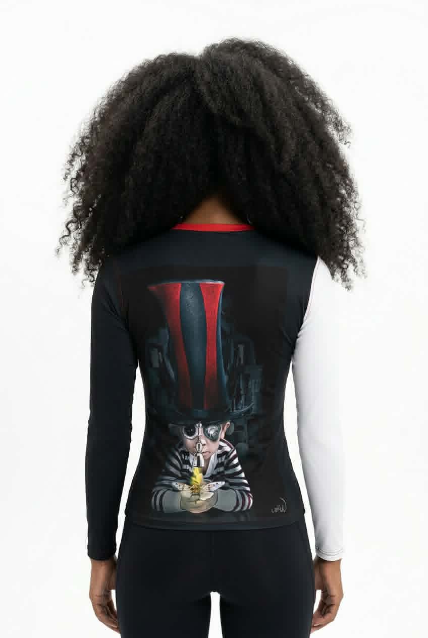 STEAMPUNK – T-shirt femme manches longues LOLU