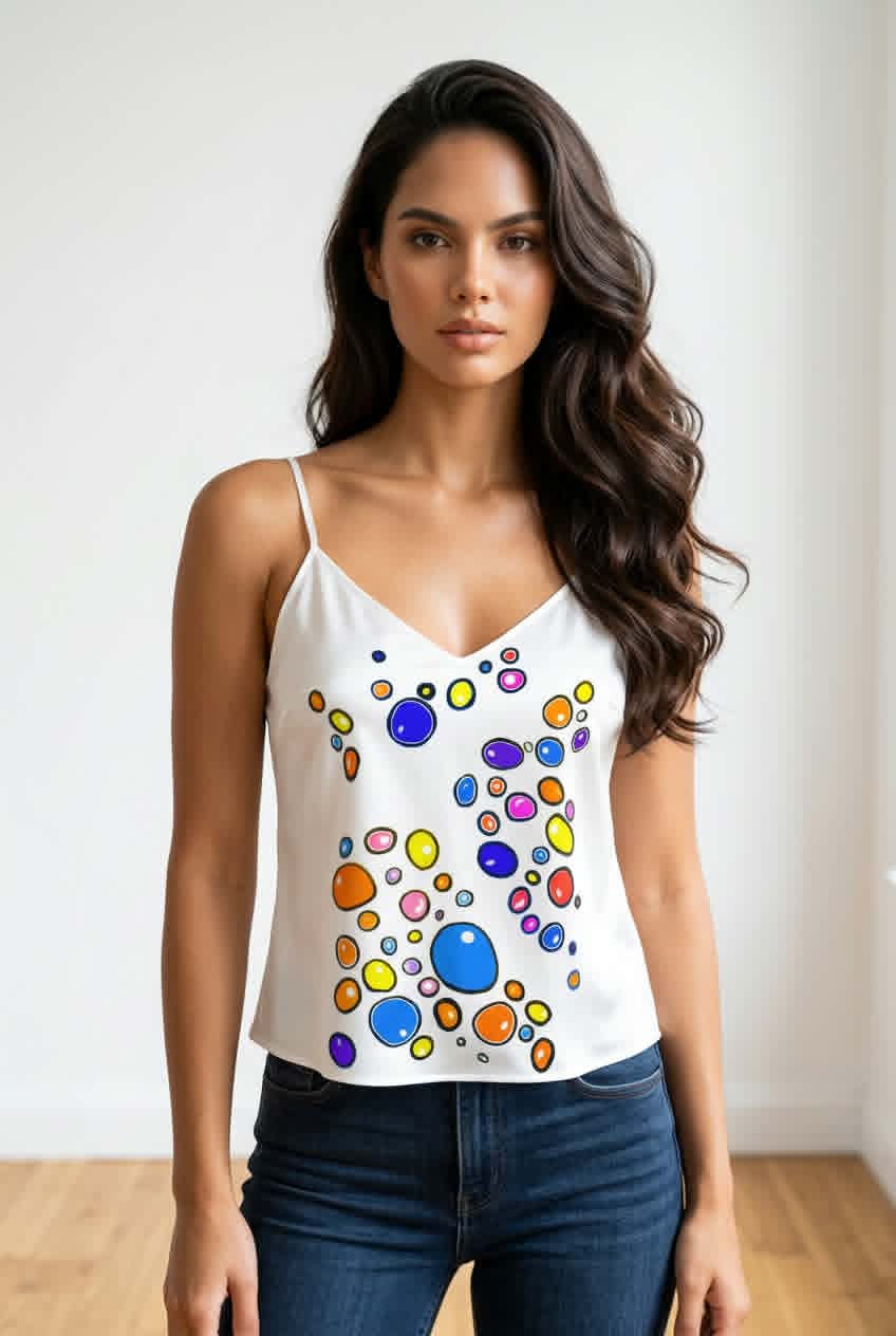 LOLU POP BUBBLES — Caraco à fines bretelles