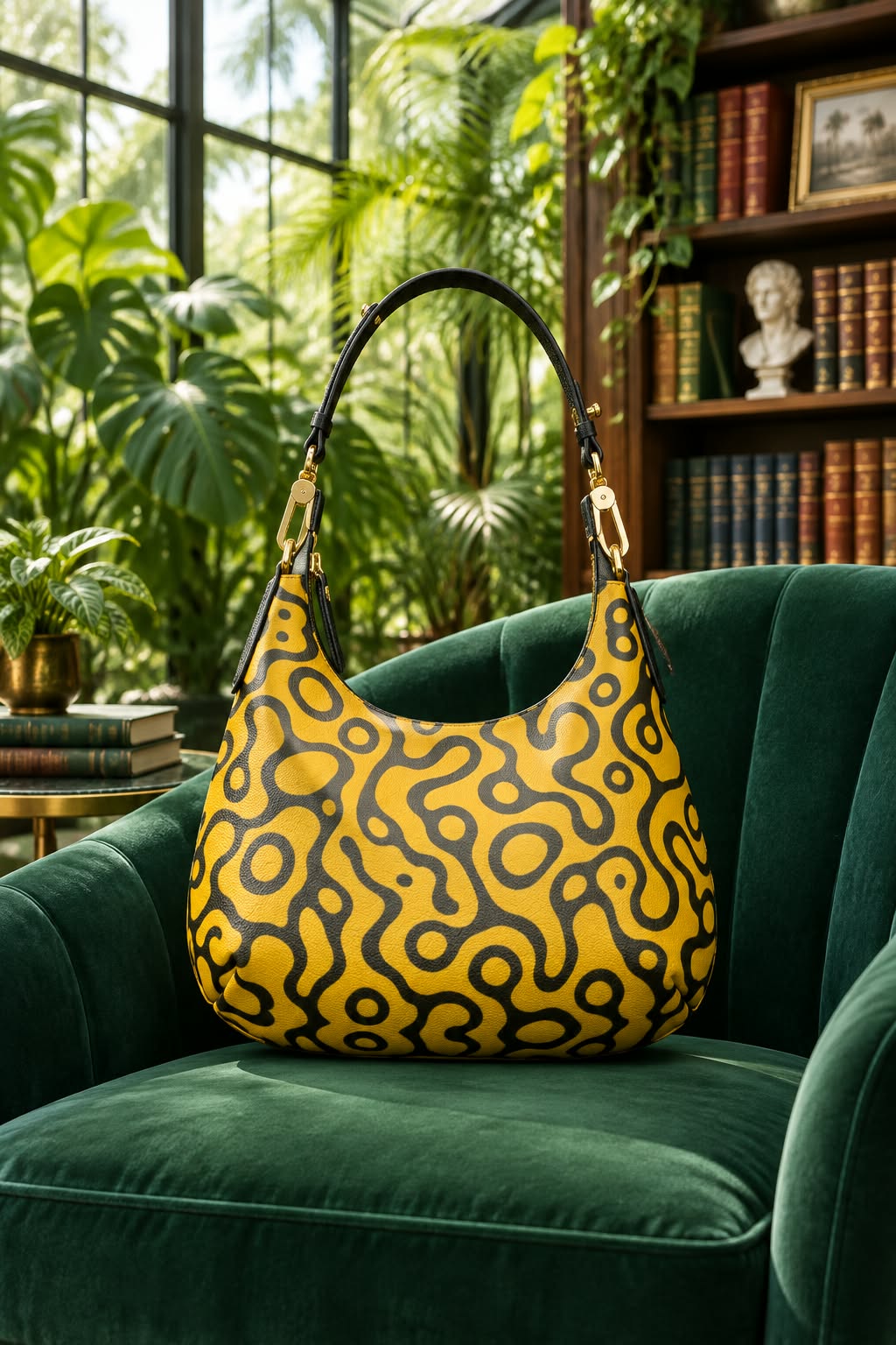 Sac à main Mini Curve en cuir