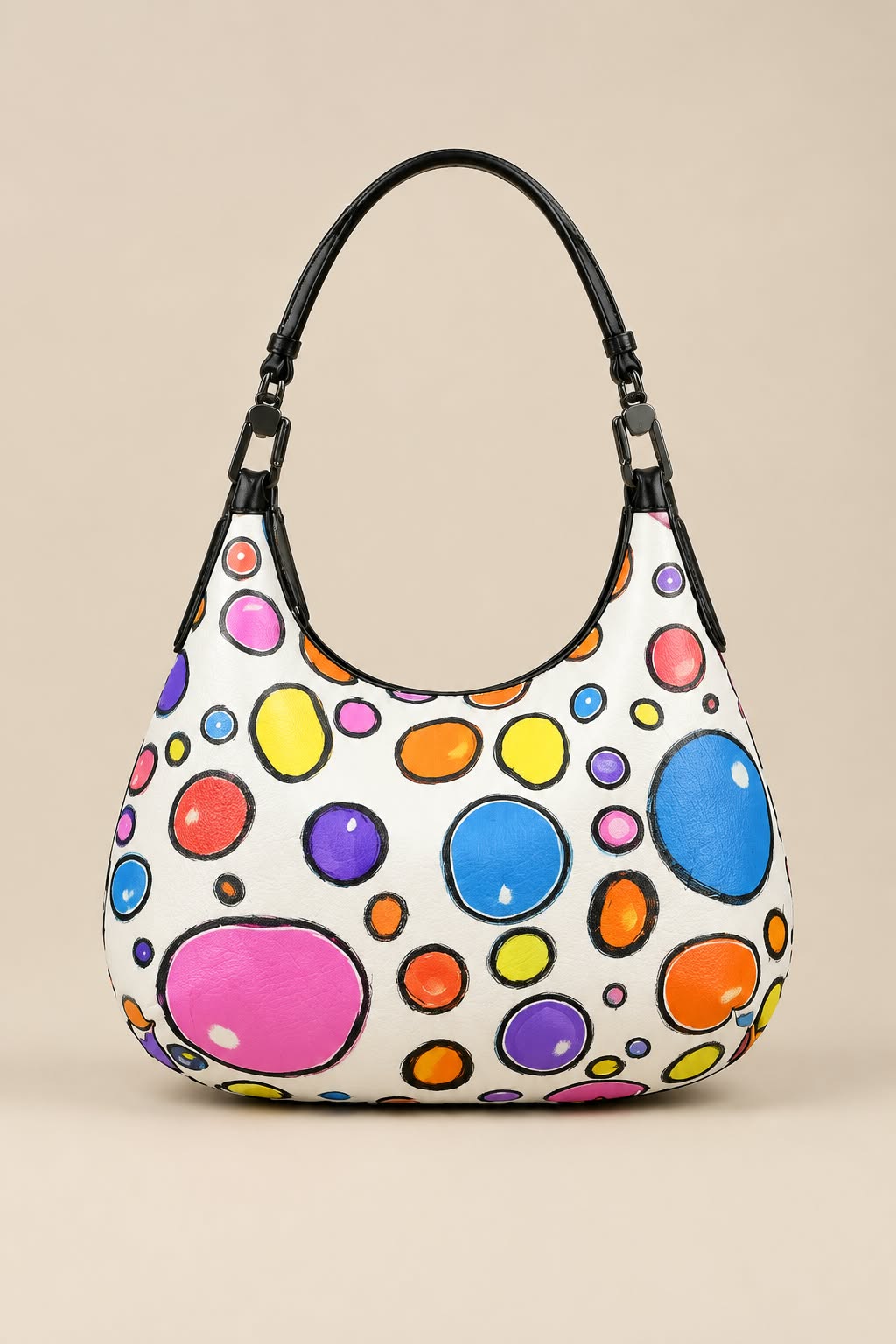 Sac à main Mini Curve en cuir