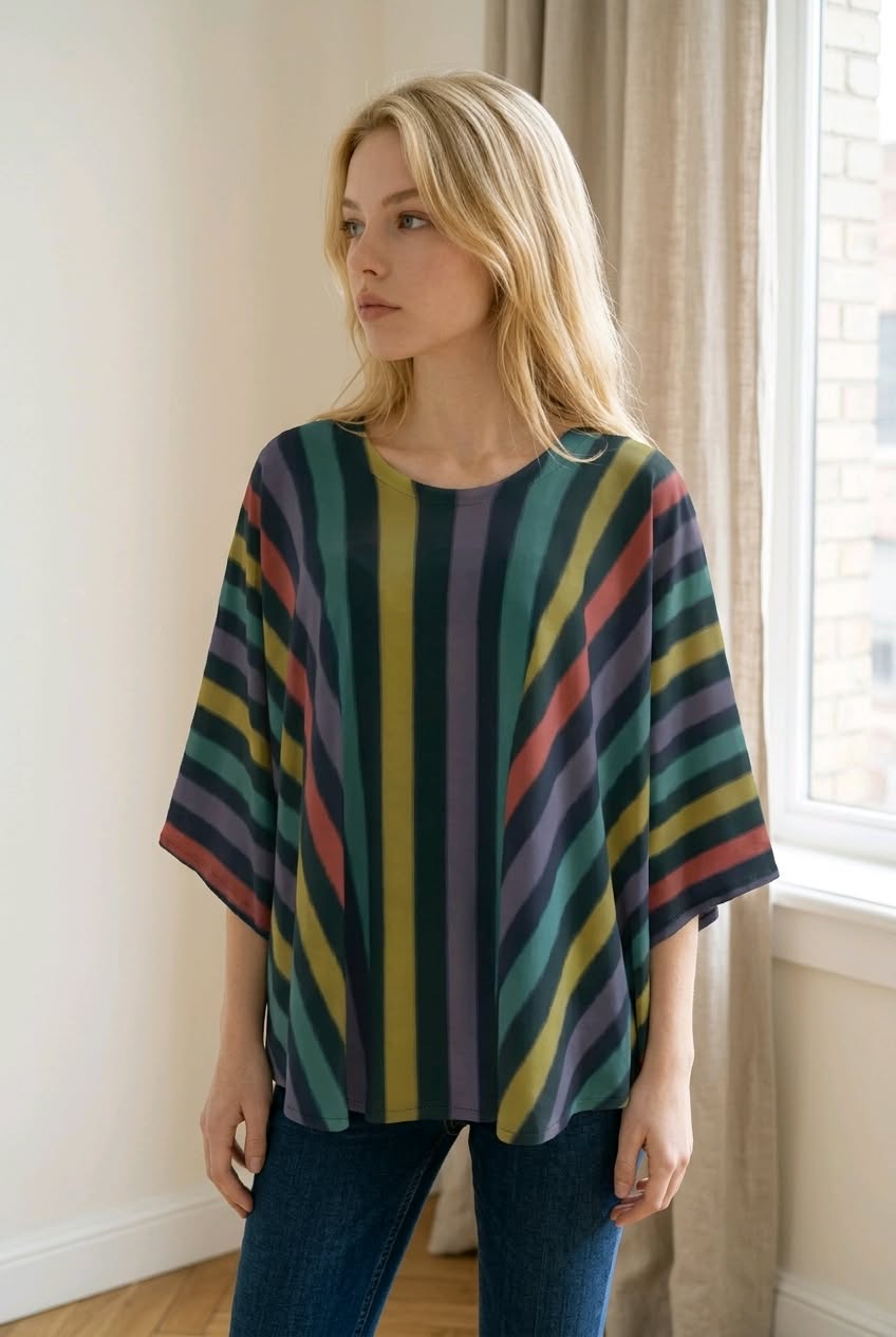 Kaftan à rayures